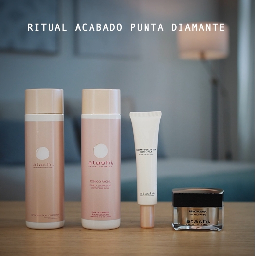 Ritual para piel sensible con acabado punta de diamante